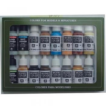 Vallejo Model Color Folkestone acrílico especial Paint Set - Surtido de Colores