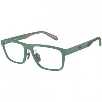 Emporio Armani EA3233F Asian Fit 6102 Armazones para Hombre Verdes, Lentes Recetadas, Gafas Recetadas