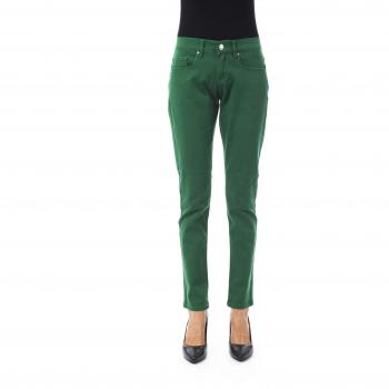 BYBLOS Green Cotton Jeans & Pant - W24