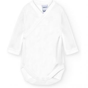 BABIDÚ - Pack de 2 bodys cruzado manga larga interlock bambú