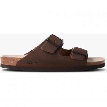 Sandalias planas unisex Genuins Hawaii con planta anatómica en color marrón