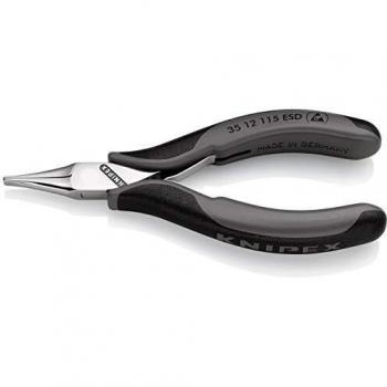 Knipex 35 12 115 ESD - Alicate de montaje para electrónica ESD, longitud total 115 mm