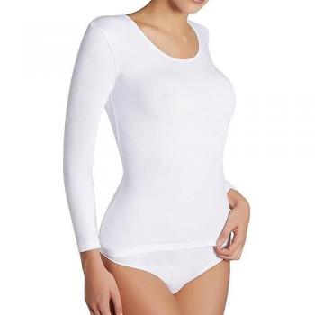 Camiseta Interior de Mujer Manga Larga Microfibra Cálida Ysabel Mora