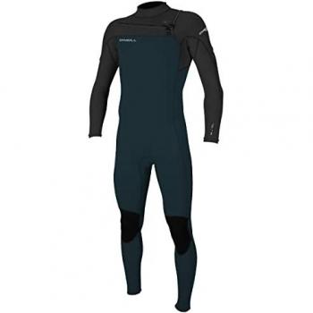 O'Neill Hammer 3/2mm Traje de Neopreno de Manga Larga con Cremallera Pectoral - Negro Pizarra - Transpirable y Fácil de Estirar - Cuello Doble Super Sellado
