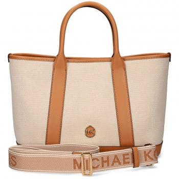 Michael Kors Beige Shopper Tote Bag for Women, Size: ONE SIZE