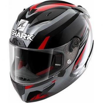 Casco Integral Shark Race-R Pro Aspy Negro-Antracita-Rojo