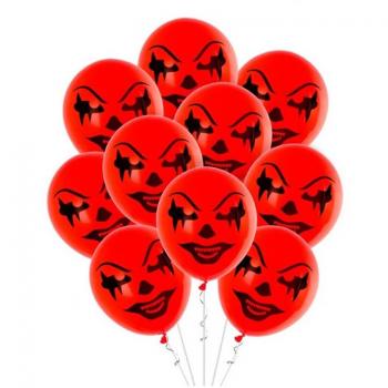 Pack de 10 Globos Payaso rojo de 30 cm