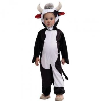 Disfraz de Torito Rubie's con capucha para bebé en blanco y negro