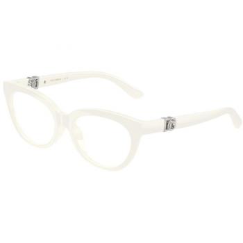 Dolce & Gabbana DX5005U Kids Eyeglasses White Transparent Butterfly Frame 48mm