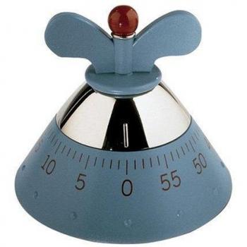 Alessi Temporizador de Cocina, Azule, 10.5 cm