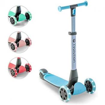 Yvolution - Patinete YGlider Nua Azul de 3 Ruedas