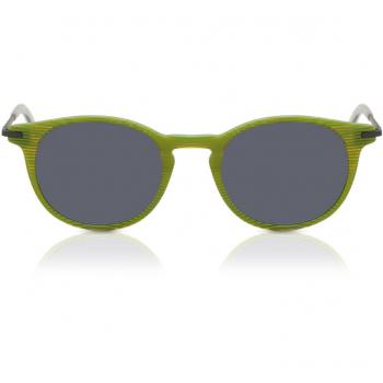 SmartBuy Collection Oval Full Rim Plastic Men's Prescription Sunglasses Green Size 48