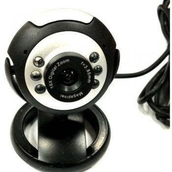 KKmoon USB 2.0 Webcam de Alta Definición de 50.0 Megapixels. Cámara para Internet con 6LED para PC Ordenador Portátil