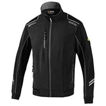 Chaqueta Deportiva Ligera para Hombre Sparco Tech Negro Gris Talla S