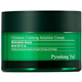 Pyunkang Yul Ultimate Calming Solution Cream for Sensitive Skin - Soothing Moisturizer with Cica & Tea Tree (30ml)