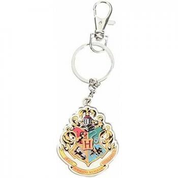 SD Toys- Harry Potter Hogwarts Escudo Llavero de Metal