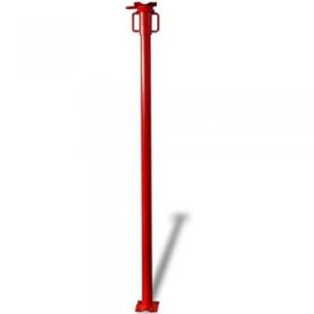 vidaXL Puntal con Extension 280 cm Rojo de Material Acero con Acabado en Pintura