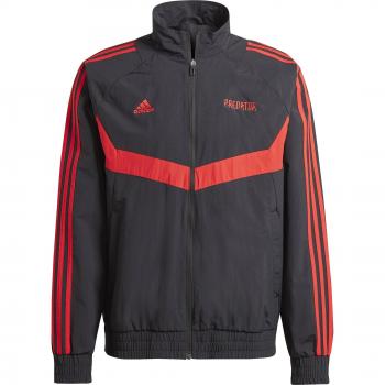 Chaqueta de fútbol adidas Predator 30th hombre negro, chaqueta de chándal, tejido woven, diseño inspirado en el 30 aniversario de la línea Predator, color negro