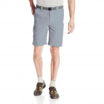 Columbia Silver Ridge C Pantalón Corto con Protección Solar 50, Hombre, Gris