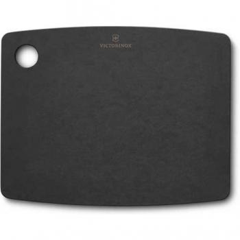 Tabla de corte Victorinox Kitchen, ecológica, resistente al calor y apta para lavavajillas, tamaño S (29.2 x 22.8 x 0.6 cm), color negro