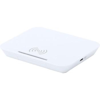 Cargador Inalámbrico 5W Blanco 9,5x1,3x7,6 cm