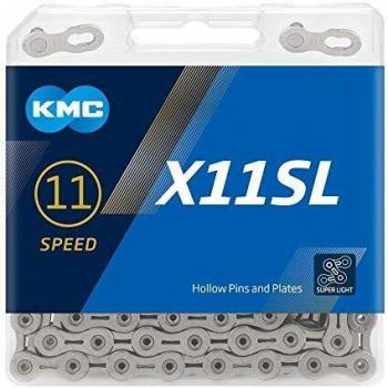 KMC Unisex's X11sl Chain, Silver, 118 Link