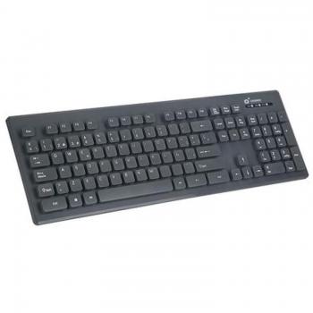 Teclado Confort G660 Gris Cromad Multimedia - Silencioso - Cable 1.60m
