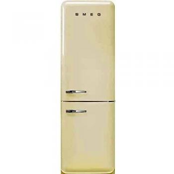 Smeg FAB32RRD5 Frigorífico Combi Rojo | No Frost | Estilo Retro Años 50 | Bisagra Derecha | Clase Energética D | 331L | Altura 196.8cm
