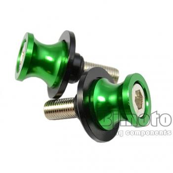Motos de aluminio M8 Swingarm Spool deslizadores para KAWASAKIZX10R 2011-2014, ZX6R 2009-2014, Z800, Z900 2017