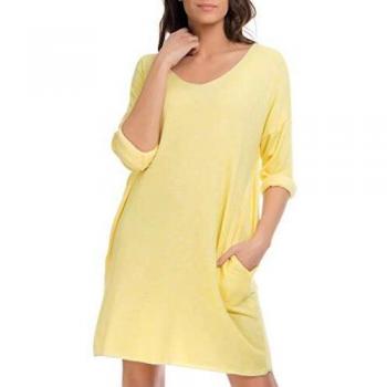 TANTRA Tantra-DRESS3912Amarillo Textil Mujer Amarillo U