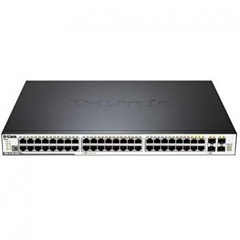 D-Link 48-Port Layer 2 Stackable Managed PoE Gigabit Switch DGS-3120-48PC/SI