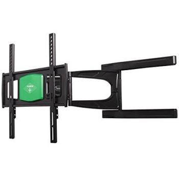 Soporte de pared articulado Hama Full Motion L para televisores de 32 a 56 pulgadas, inclinable y giratorio, VESA hasta 400x400, carga máxima 25 kg, color negro
