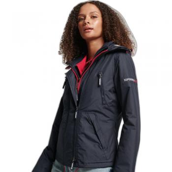 Superdry Women's Waterproof Windbreaker Jacket - Eclipse Navy