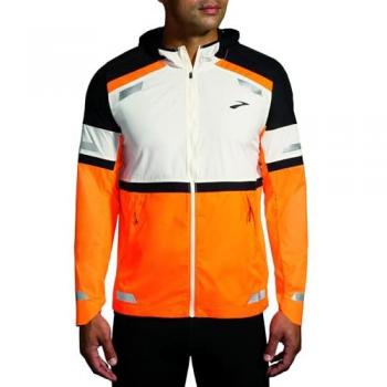 Brooks Run Visible 2.0 Men's Reflective Running Jacket Orange