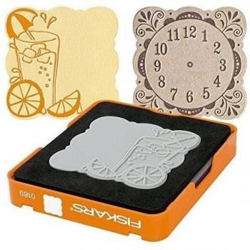 Fiskars 0189 - Cartucho mediano, para materiales espesos, diseño cuadrado redondeado