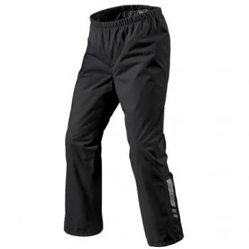 Revit Pantalones de Lluvia Acid 4 H2O Negros Impermeables para Motocicleta (XS)