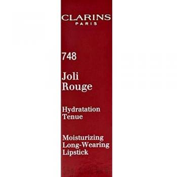 Clarins Joli Rouge Lipstick - Barra de labios, color 748-delicious pink, 3,5 gr