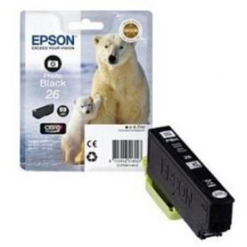 Epson 26 Photo Black Ink Cartridge (C13T26114010) for XP-600/605/700/800 Series