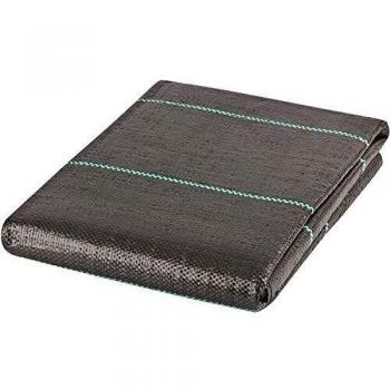 JARDINLIFE 2x5 Paquete Mallas antihierbas, Negro