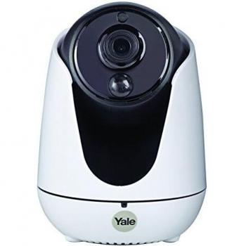 Yale WIPC-303W Cámara IP de Interior panorámica motorizada, Blanco y Negro