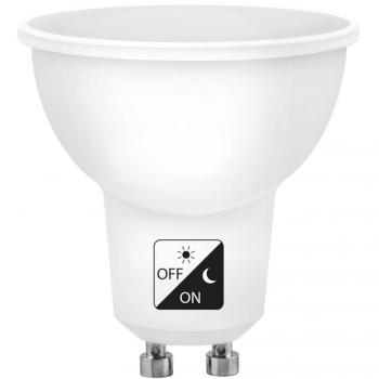 Bombilla LED Dicróica Matel con Sensor Crepuscular GU10 5W 6400K Fría