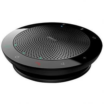 Jabra Speak 510+ - Altavoz Portátil para Conferencias con USB y Adaptador Bluetooth - Certificado por Microsoft - Compatible con PC, Smartphones y Tabletas