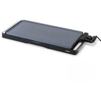 Plancha eléctrica Livoo DOC320 con recubrimiento cerámico, 2200W, superficie de 50x25cm y termostato ajustable