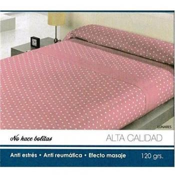 ( TOPITOS ROSA) JUEGO SÁBANAS 3X PIEZAS PIRINEO INVIERNO (grosor 120 g) CAMA 150X190-200CM BAJERA ELÁSTICA, ENCIMERA Y 1X FUNDA ALMOHADA + PACK 3X TOBILLEROS REGALITOSTV (150_x_200_cm, ROSA)