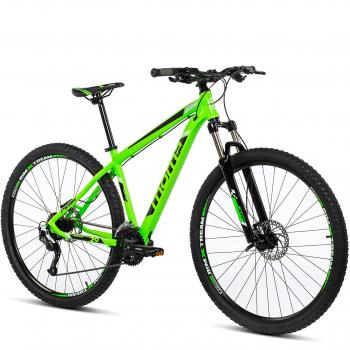 Moma Bikes Mtb29 Peak L Bicicleta de Montaña, Frenos de Disco hidraulicos, 27V, Unisex Adulto, Verde