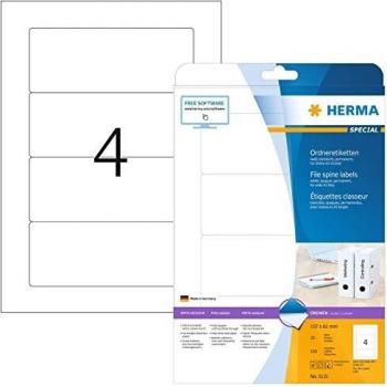 Herma 5121 - Lote de 100 etiquetas para archivadores