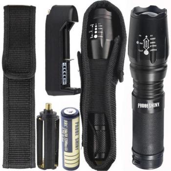 Koly 5000 lúmenes G700 LED linterna zoom X800 Militar Lumitact cargador de batería de la antorcha