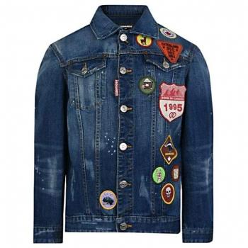 Dsquared2 Kids Chaqueta Vaquera 12 Years Blue