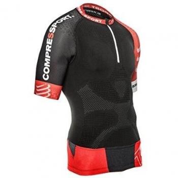 Compressport Trail Run - Camiseta unisex, color negro, talla XL