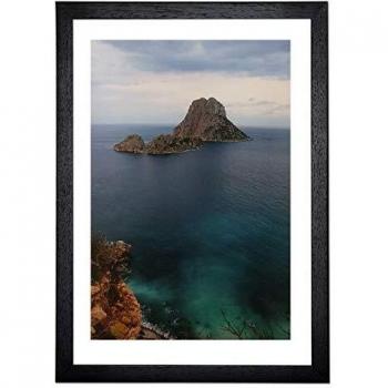 ART&FOTO BARCELONA Marco de Fotos Hecho a Mano 100% Artesanal de Madera y Cristal